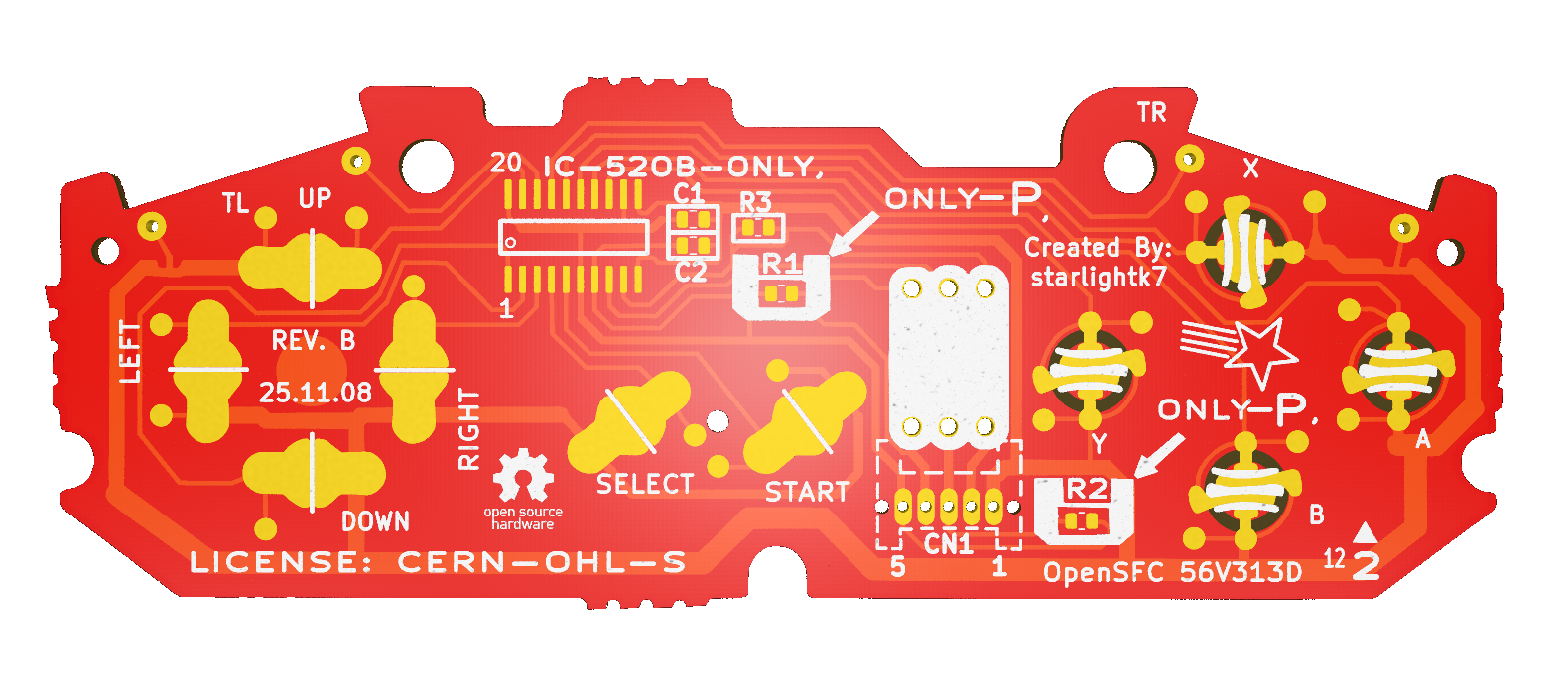 OpenSFC 56V313D 1992 model controller, front.